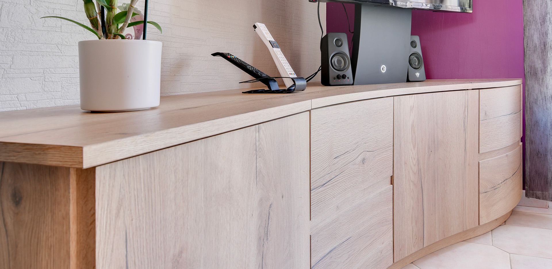 meuble télé créa'sm Mobilier créa'sm : meuble télé